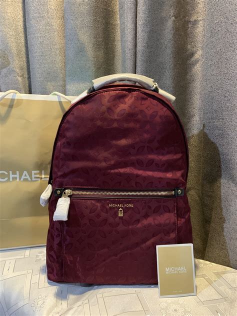 michael kors large kelsey nylon|MICHAEL Michael Kors Kelsey Large Nylon Backpack .